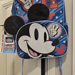 Disney Mickey Mouse Blue Backpack